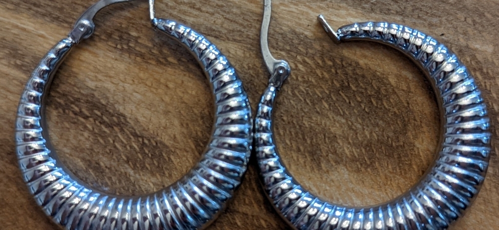 Sterling Silver Hoops